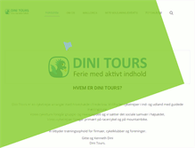 Tablet Screenshot of dinitours.dk